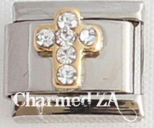 Italian charms - CZ Cross (Fits Nomination)