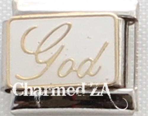 Italian charms - God   (Fits Nomination)