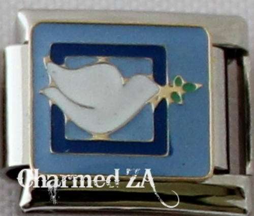 *Christmas Special* Italian charms - Dove (Fits Nomination)