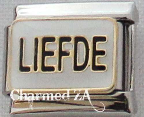 *September SPECIAL* Italian charms - Liefde (Fits Nomination)
