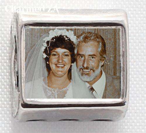 European Charm -  Custom Photo Metal Charm