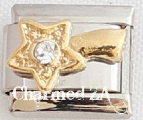 *Christmas Special* Italian charms - CZ Shooting Star (Fits Nomination)