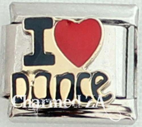 Italian charms - I love dance (Fits Nomination)