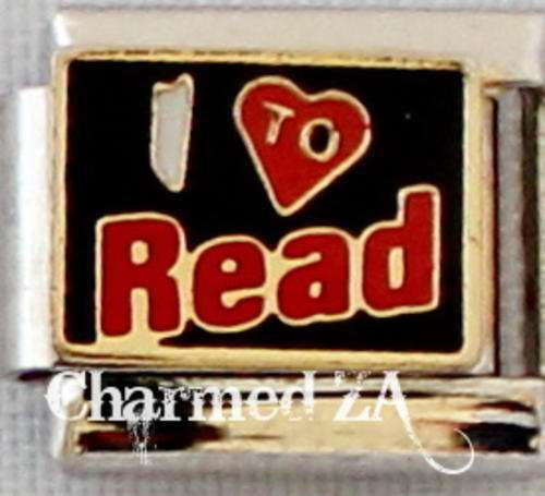 *September SPECIAL* Italian charms - I love to read (Fits Nomination)