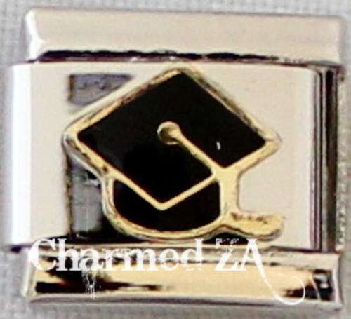 *Christmas Special* Italian charms - Graduation cap (Fits Nomination)