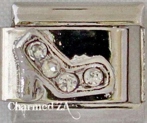 *Christmas Special* Italian charms - CZ High Heel (Fits Nomination)