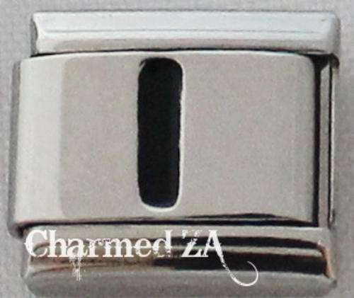Italian charms - Black Letter I (Fits Nomination)