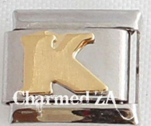 Italian charms - Letter K (Fits Nomination)