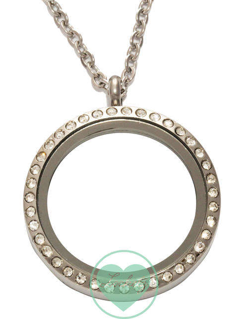 *Christmas Special* *NEW* Locketz Round Locket with stones