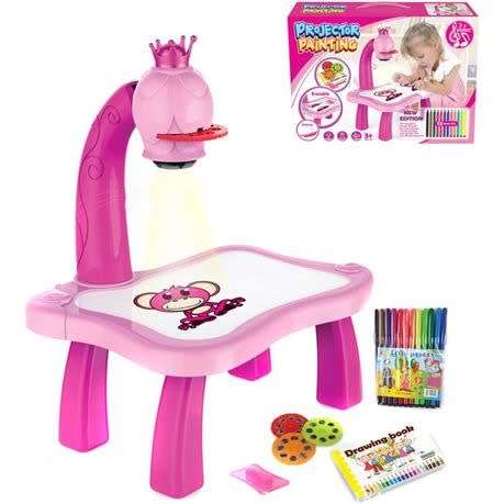 Kids Projector Painting Table-Prink