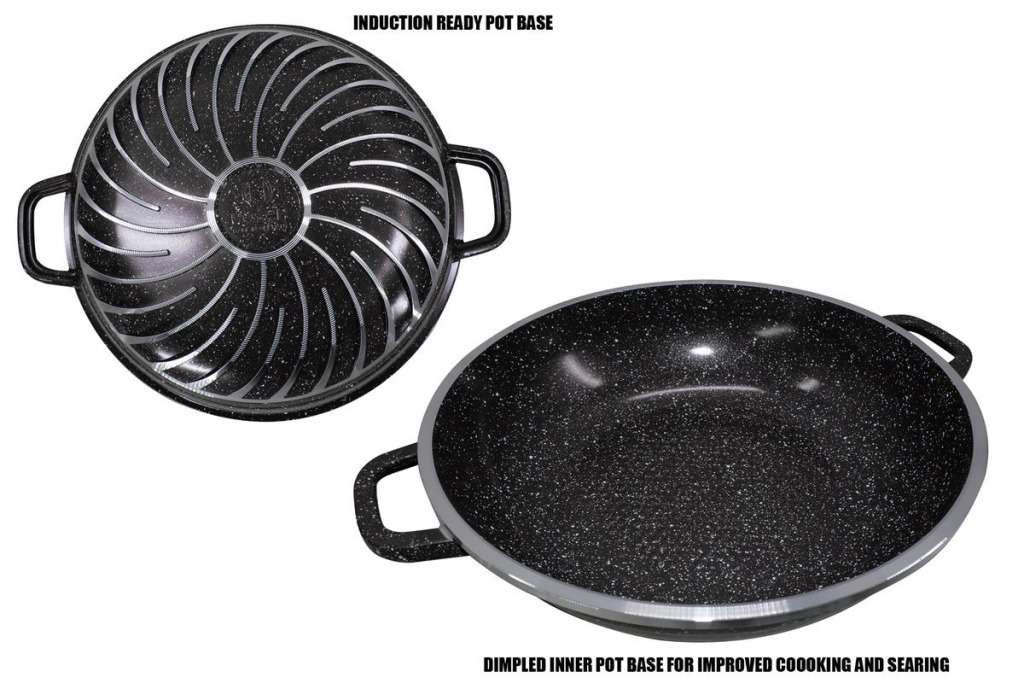 10-Piece Cookware Set - Die-Cast Granite Cookware Set - Induction Cookware Set