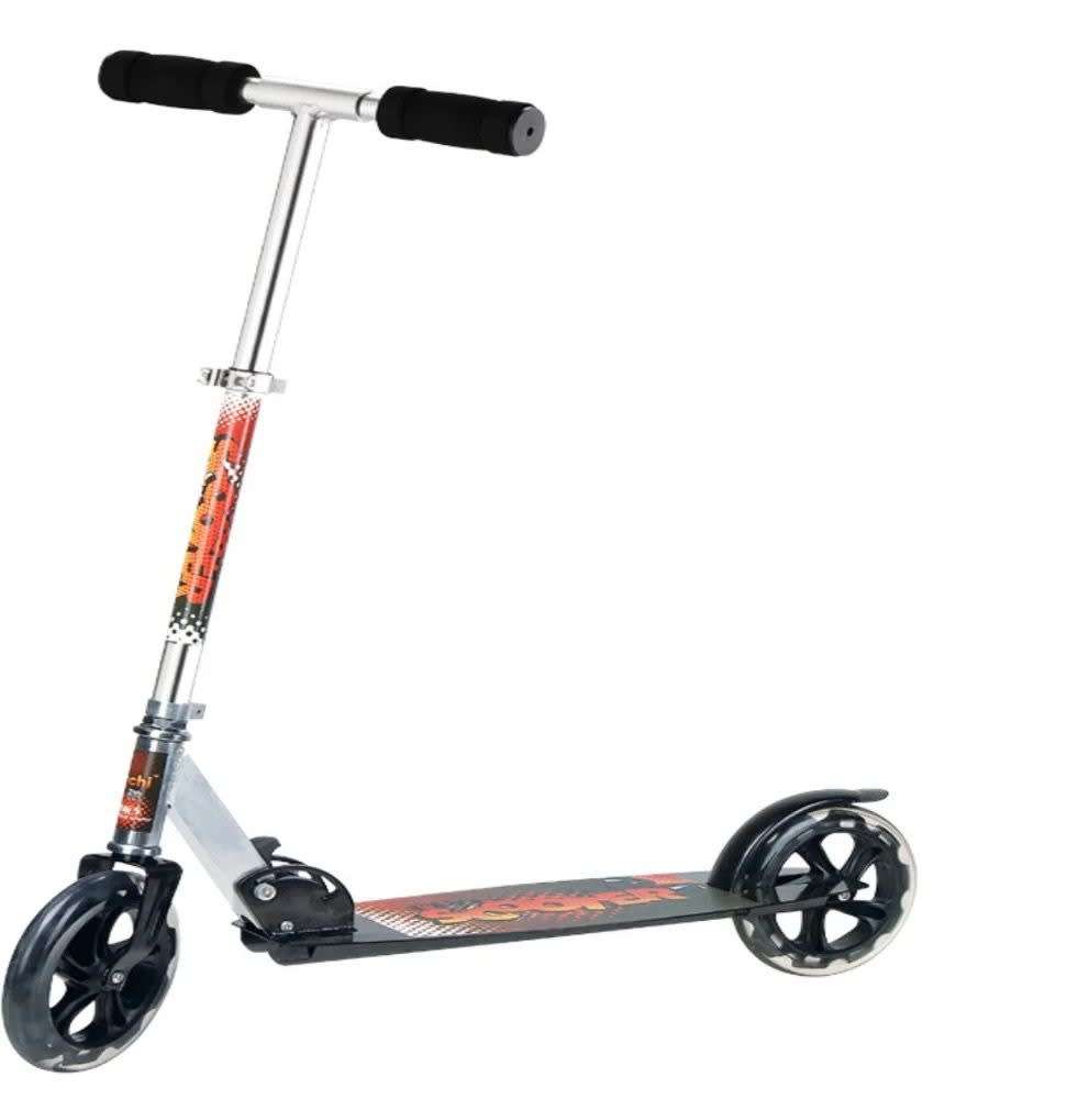 Adjustable Height Of Runner Folding Scooter - White