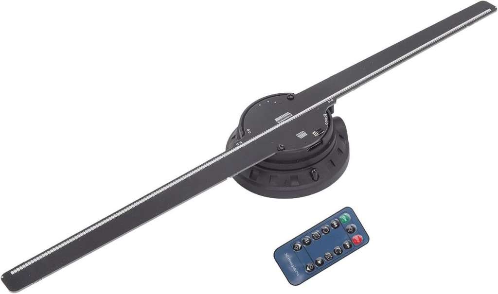 3D LED Air Imaging Holographic Video Projector Fan