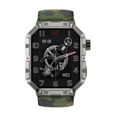 GW55 Smart Watch Men`s Outdoor Sports Fitness Smart Watch - Green