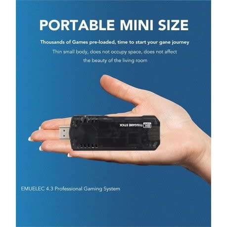 2 in 1 - 8K 64G Wireless Retro Classic TV Game Console & Media Box