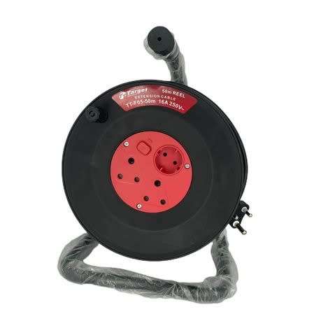 Target Electrical 16A 250V 1.5mm x 50M Extension with 3 Sockets