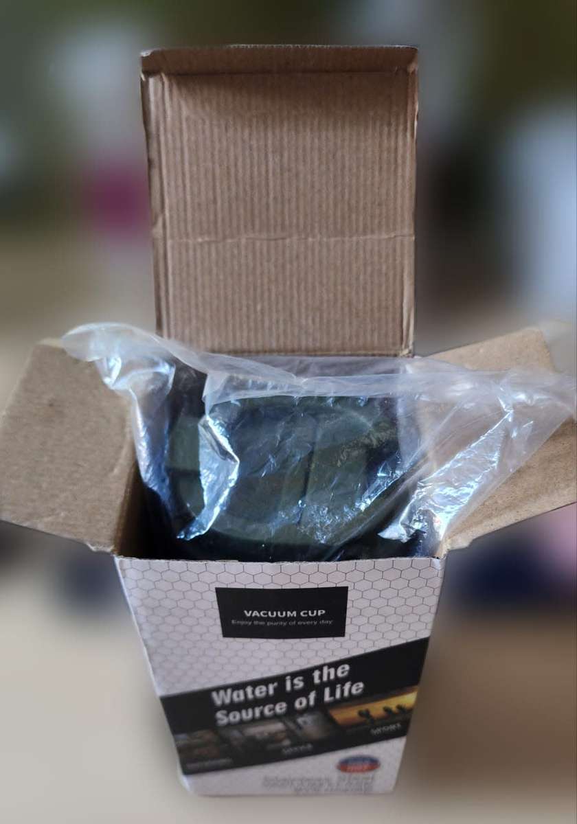 Insulated Travel Office Coffee Mug Stainless Steel Tumbler Cup 475ML - GREEN