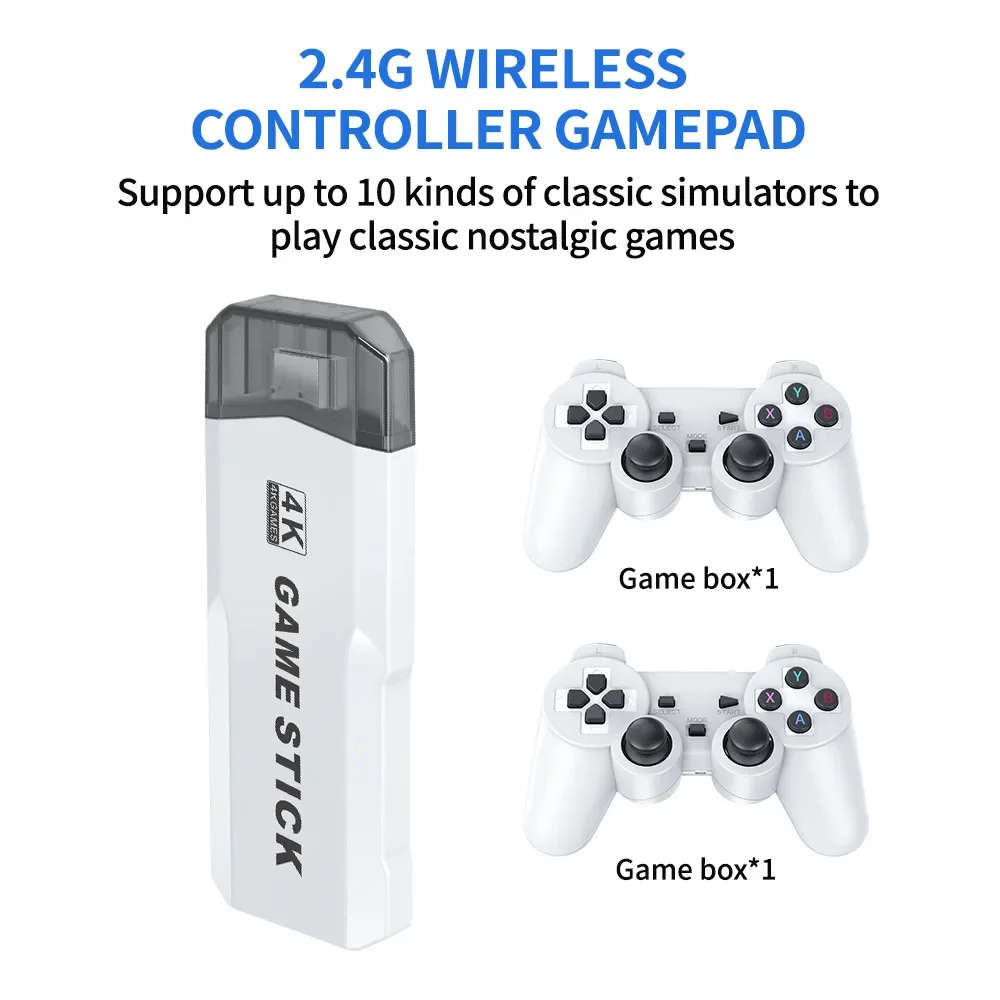 M2 Video Game Console 10000Games 4K HDMI 3D Game Stick