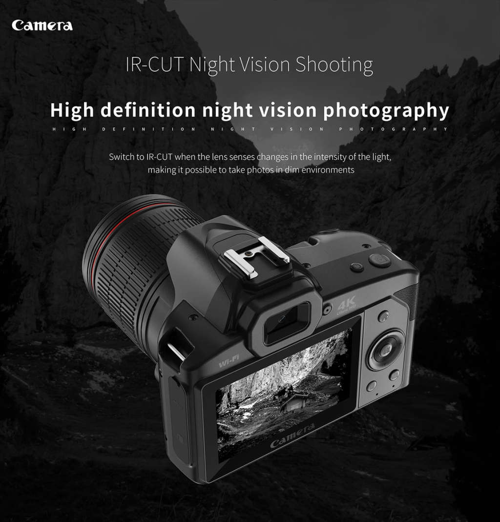 4K camera Night Shot 64 Million Pixel High-definition WIFI Digital Camera