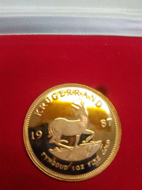 1987 Proof Krugerrand 1 Ounce with box