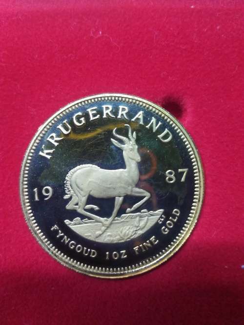 1987 Proof Krugerrand 1 Ounce with box