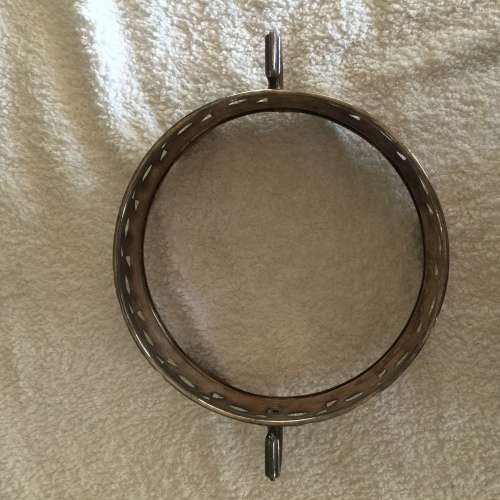 1920 Pierced Silver Plated Footed Tureen Stand with EPNS England Hallmark