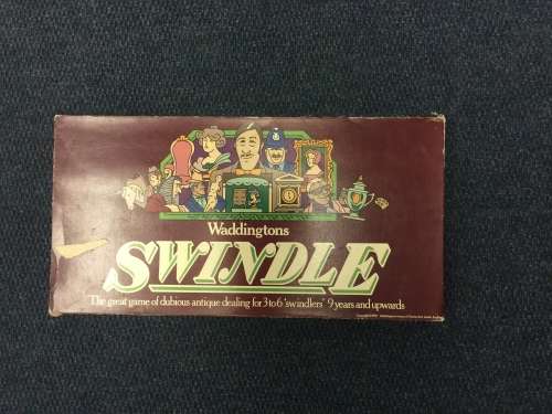 Vintage 1976 Waddingtons Swindle Board Game. 100% Complete