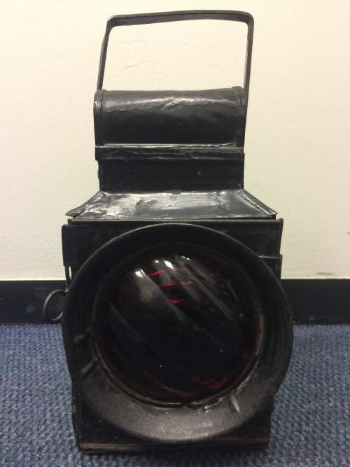 Genuine Old SAR/SAS Railway Lantern - Lenses intact - Nice and Rusty!