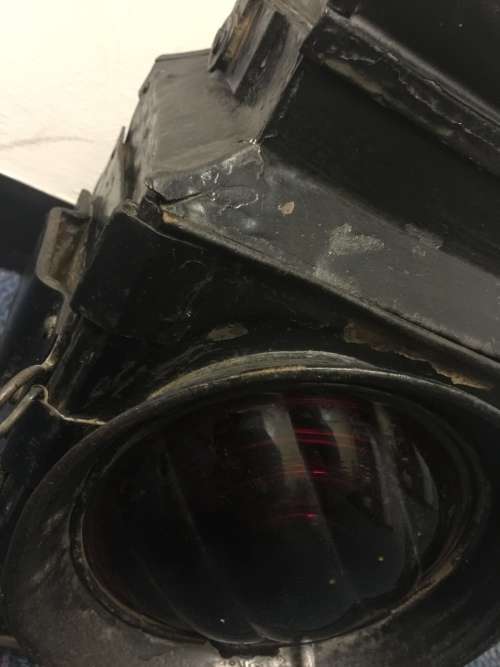 Genuine Old SAR/SAS Railway Lantern - Lenses intact - Nice and Rusty!