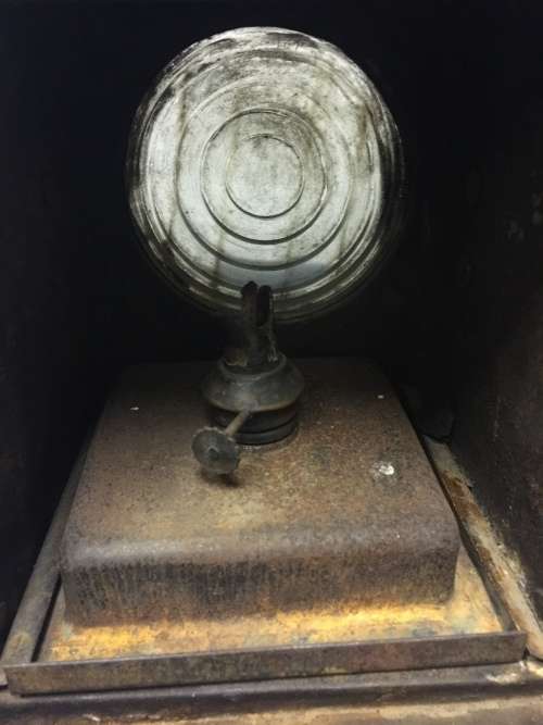 Genuine Old SAR/SAS Railway Lantern - Lenses intact - Nice and Rusty!