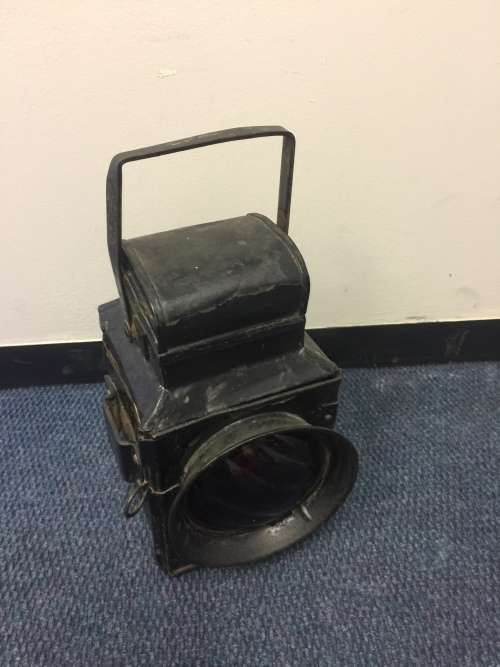 Genuine Old SAR/SAS Railway Lantern - Lenses intact - Nice and Rusty!