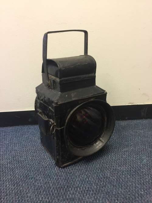 Genuine Old SAR/SAS Railway Lantern - Lenses intact - Nice and Rusty!