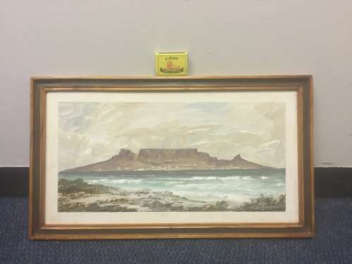 Framed Original Oil Painting by S A Artist P van Blommestein