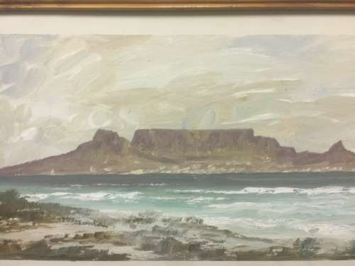 Framed Original Oil Painting by S A Artist P van Blommestein