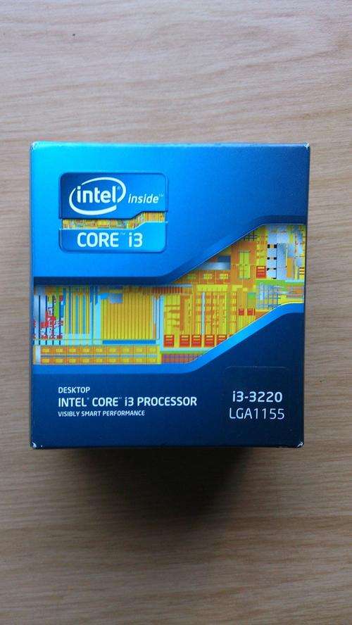 MSI H61M Motherboard + Intel i3 3220 3rd gen CPU + Fan