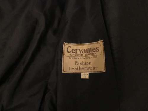 LADIES BLACK LEATHER JACKET