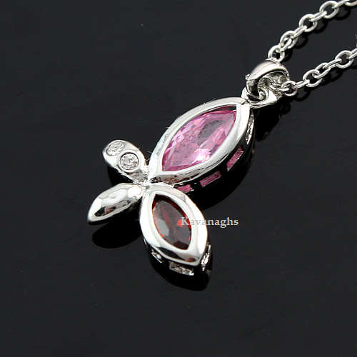 Kavanaghs - Sparkling Butterfly Pendant and Necklace