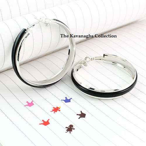 The Kavanaghs Collection - Large Colorful Gipsy Hoop Earrings
