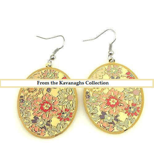 The Kavanaghs Collection - Beautiful Copper Oval Earrings