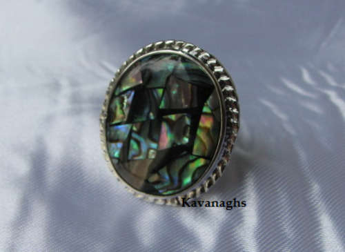 The Kavanaghs Collection - 27mm  Abalone Ring
