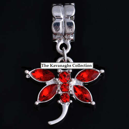 The Kavanaghs Collection - Lovely Red Dragonfly Pendant