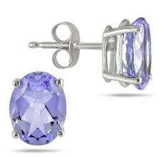 0.90cts Genuine Tanzanite Earrings