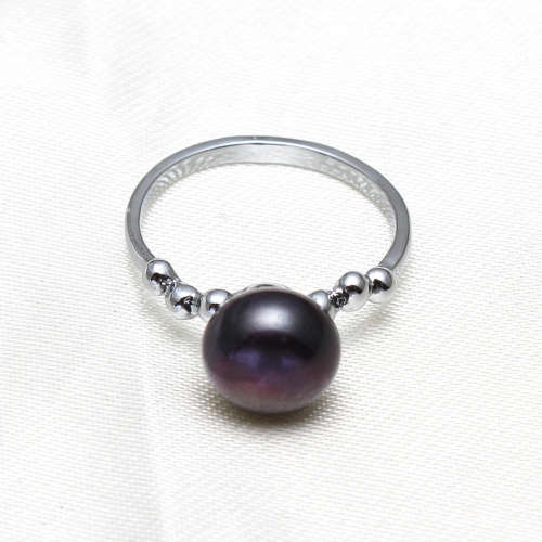 Magnificent 9mm Genuine Cultured Pearl Ring