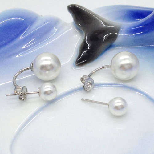 Genuine 10mm South Sea Shell Pearl Earrings