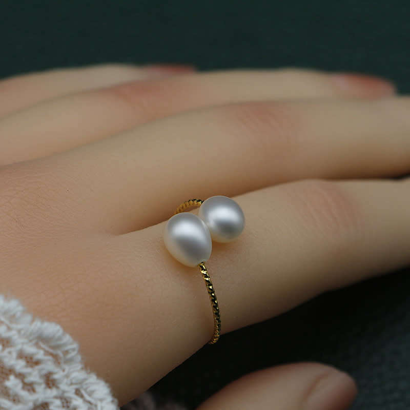 XMAS Special - KAVANAGHS 11000 positive ratings - Magnificent 8mm Genuine Cultured Pearl Ring
