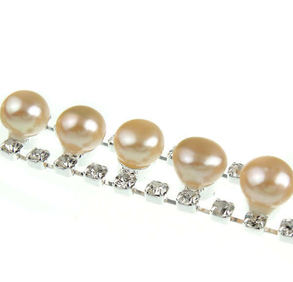 KAVANAGHS - 11000 positive ratings - Lovely 8mm Genuine Pearl Bracelet with extender chain