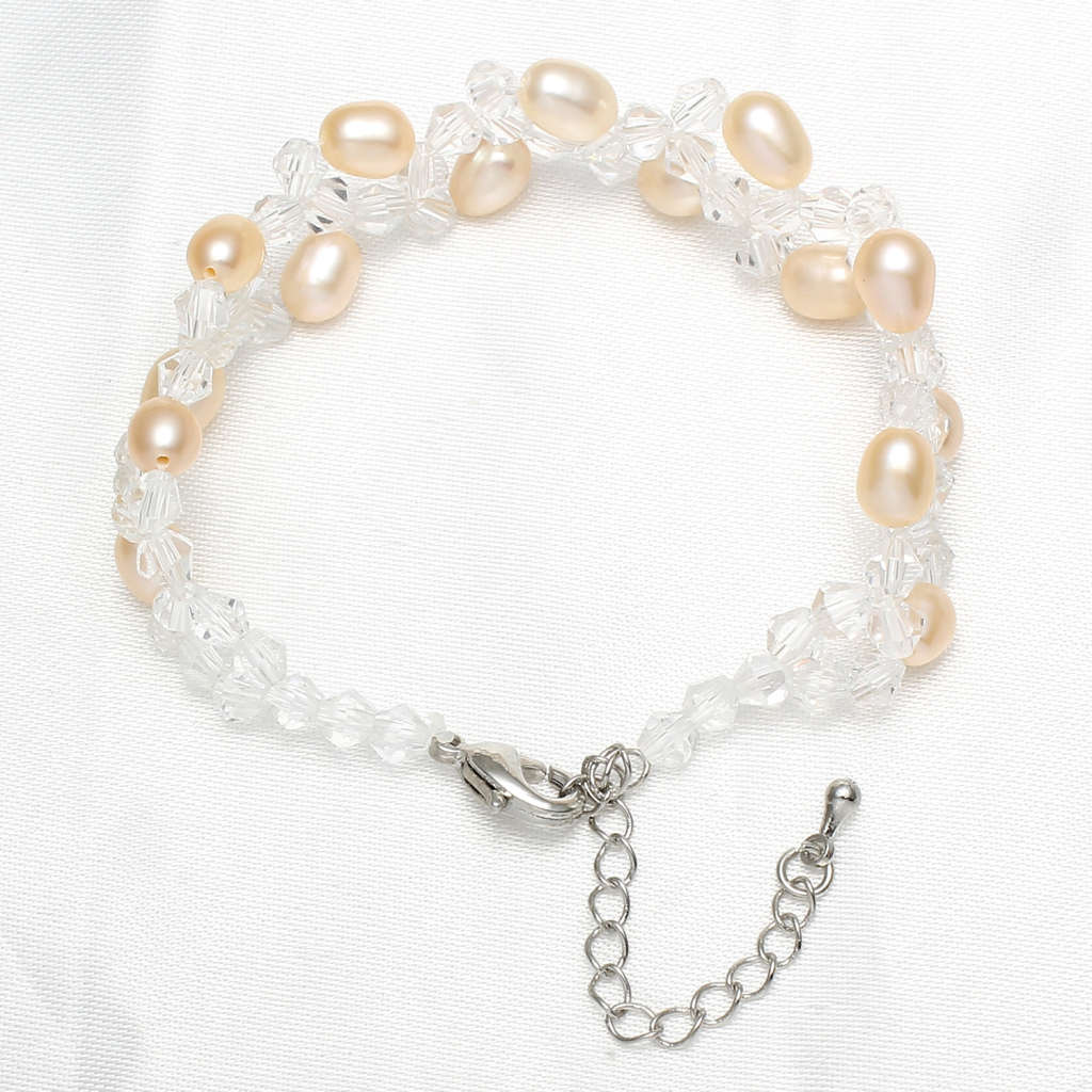 KAVANAGHS 11000 positive ratings - Lovely 6mm Cultured Genuine Freshwater Pearl Bracelet