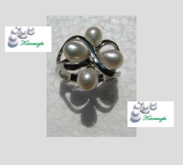 From the Kavanaghs Collection - LUXURIOUS Rice Pearl Ring