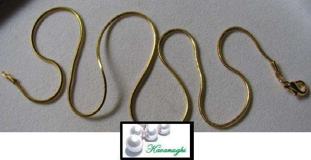 From the Kavanaghs collection - Stunning 18K Gold Plated Copper Snake Chain