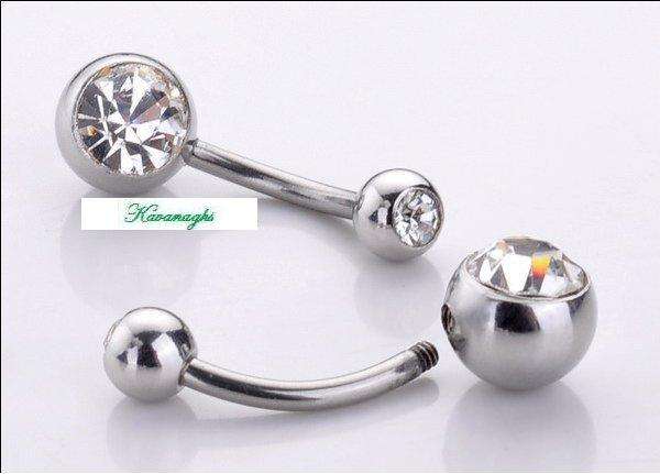 From the Kavanaghs Collection - Czech Crystal Belly Ring
